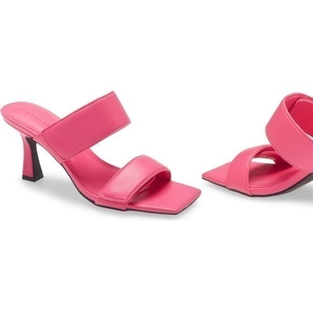 Hot Pink Sandals heels